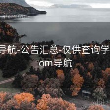 0149导航-公告汇总-仅供查询学习，com导航